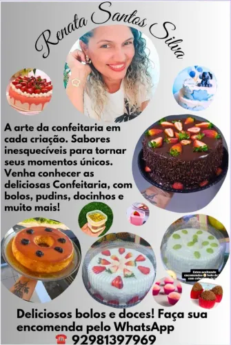 Estou por encomenda bolos ,pudim ,Brigadeiro