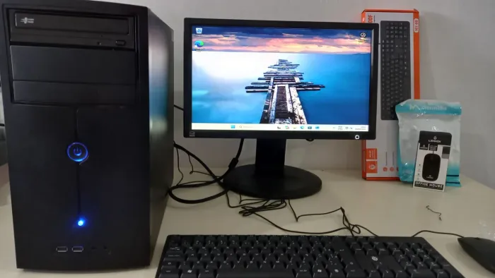 Computador i5 3470 3.60ghz Hd 500gb 6gb memória Monitor 19pol rotativo Windows 10 origina