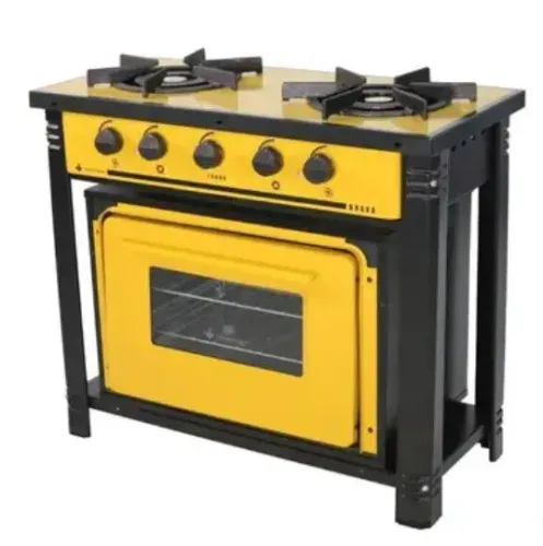 Fogão Venâncio Amarelo 2 bocas e forno