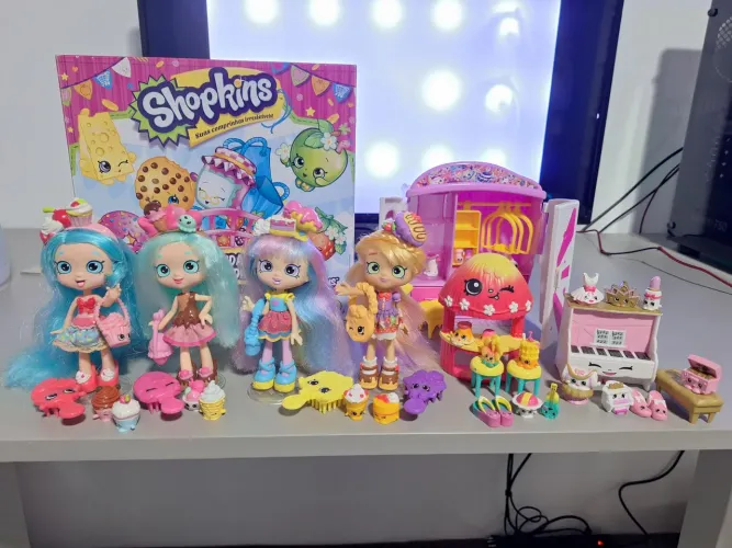 Lote de produtos brinquedos Shopkins para brincar de casinha!! Diversos itens