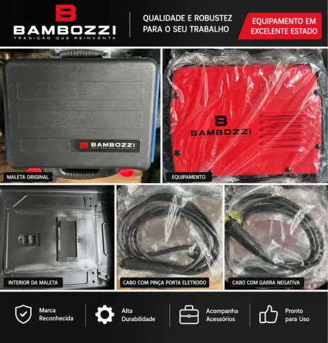 máquina inversora de solda da marca Bambozzi