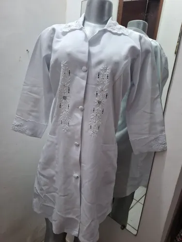 Jaleco Branco bordado
