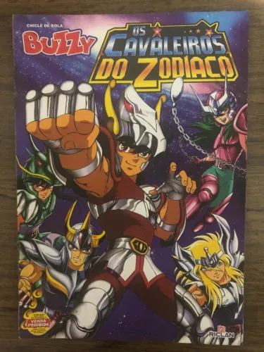 Álbum de Figurinhas Os Cavaleiros do Zodíaco ( Incompleto ) 