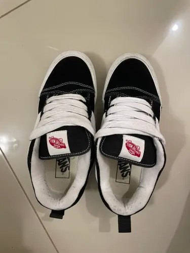 Tênis Casual Tradicional Knu Skool Black White