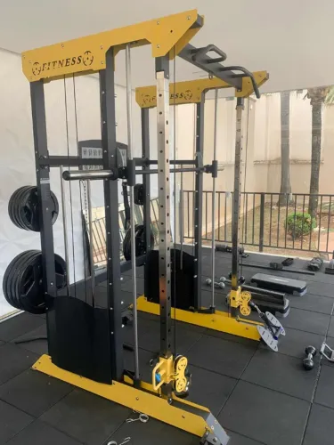 Estação Musculação Crossover Rack Completo Gaiola Simplesmente Todos Exercícios Possíveis!
