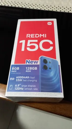 LACRANDO!! Celular Xiaomi Redmi 15C Midnight Black 4 GB Rom