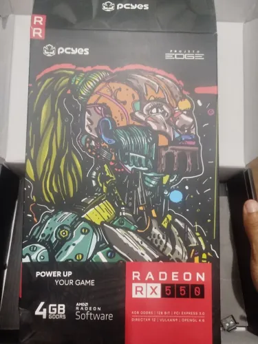 Placa de Vídeo PCYes AMD Radeon RX 550 4GB - Excelente Estado / Testada