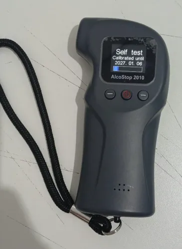 Equipamento de bafômetro Alcostop 2010