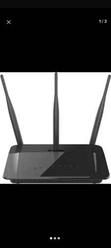Roteador de internet D-link 3 antenas 750mbps