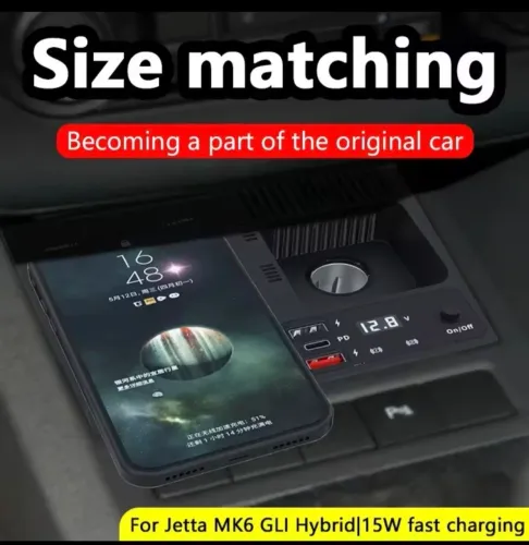 Carregador por indução jetta MK6