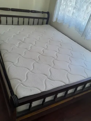Cama Casal, Colchão Casal com Molas Revestidas