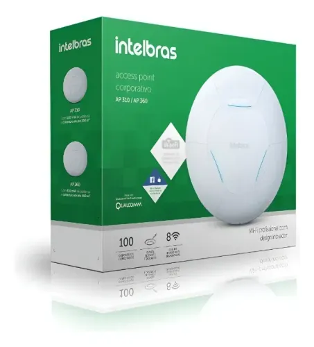 Wifi para empresa.  (Novo) Ap 310 Access Point Corporativo Ap310 Gerenciament Intelbras