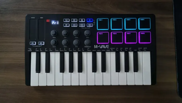 Teclado MIDI M-VAVE 25 teclas