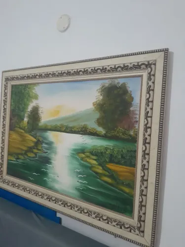 Quadro de pintura a oleo