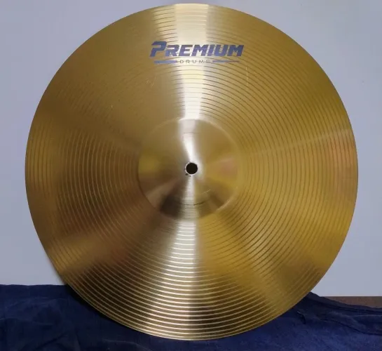 Prato de bateria Premium de latão de 16 crash