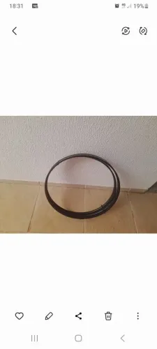 Par de aros de bumbo 20" de ferro. Mapex . 