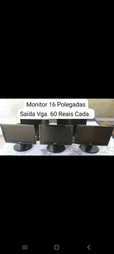 Monitor 16 Polegadas Saída Vga 