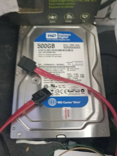 HD westen digital 500gb sata para PC já com win10 + office 2019 tudo funcional.