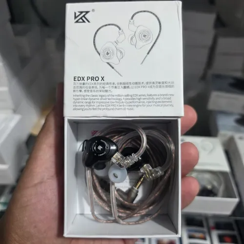 Fone de Ouvido in-ear, Retorno de Palco Kz Edx Pro X *Novo- com ou sem microfone