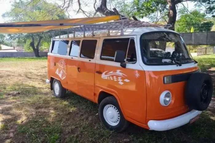 bagageiro da Kombi com toldo