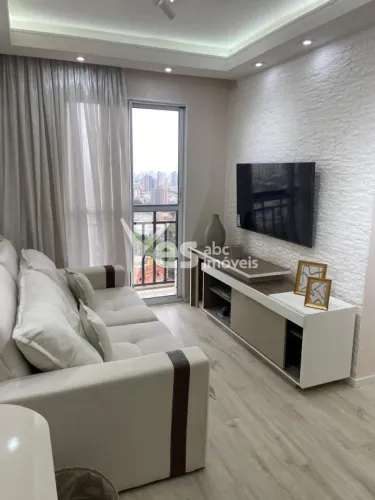 Apartamento mobiliado para aluguel em Parque Erasmo Assunção, Santo André - Condomínio com