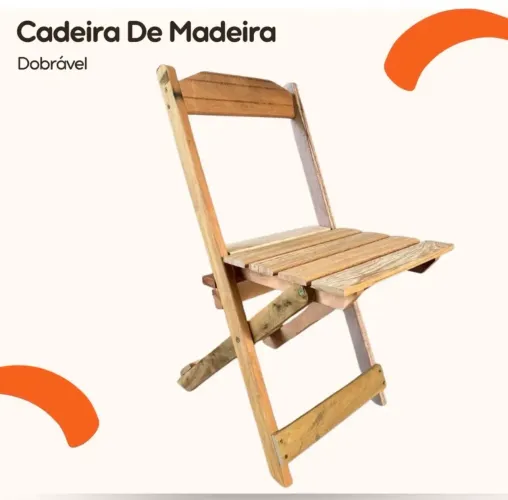 60 unds de cadeira madeira dobrável bar e restaurante
