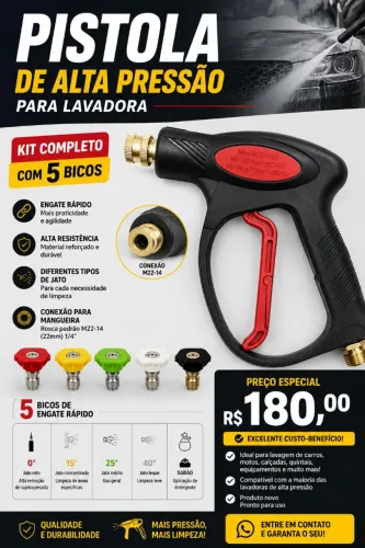Lavadora alta pressão.