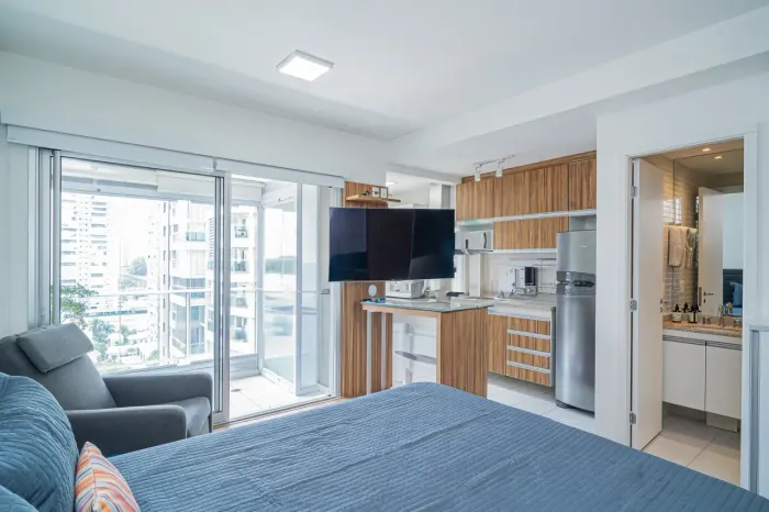 Studio para aluguel possui 36 metros quadrados com 1 quarto no Brooklin.