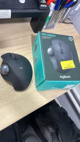 Mouse Logitech MX ERGO Trackball Sem Fio - Na Caixa
