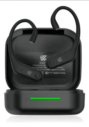 Modulo Kz Ae01 Sem Fio Bluetooth 5.4 + Fone De Ouvido In-ear Sem Mic Kz Zsn Pro X Cor Azul