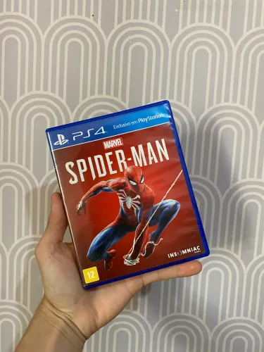 Jogo do Spider-Man em mídia física PS4