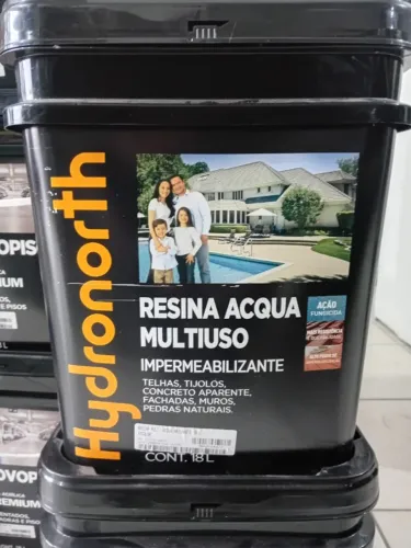 Resina Base D'agua Hydronorth Impermeável Incolor 18l
