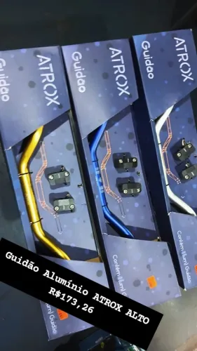 GUIDÃO ESPORTIVO ATROX ALUMINIO ALTO