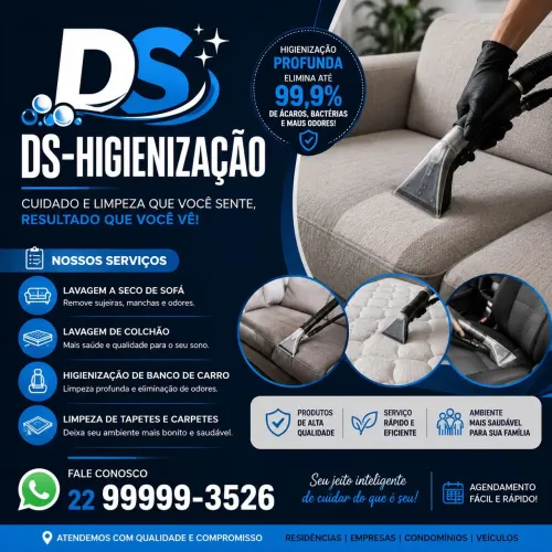 Lavagem a seco,serviço de Higienização