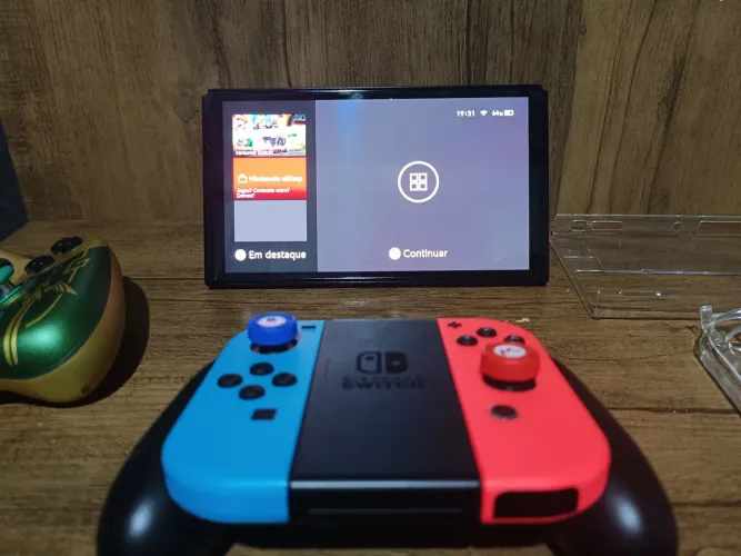 Nintendo switch oled 512gb Desblo + controle
