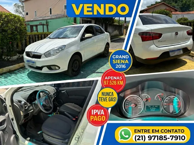 Fiat Grand Siena Attrac. 1.4 EVO F.flex 8V 2016