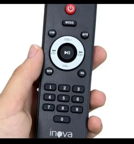 Caixa de som da marca inova
