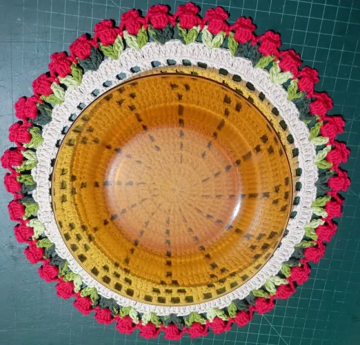 Conjunto de souplasts em crochê, 6 peças