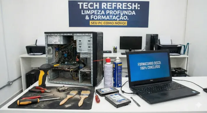 Limpeza e formatação de computador