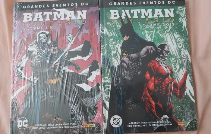Batman - Contágio - novos e lacrados - volumes 1 e 2