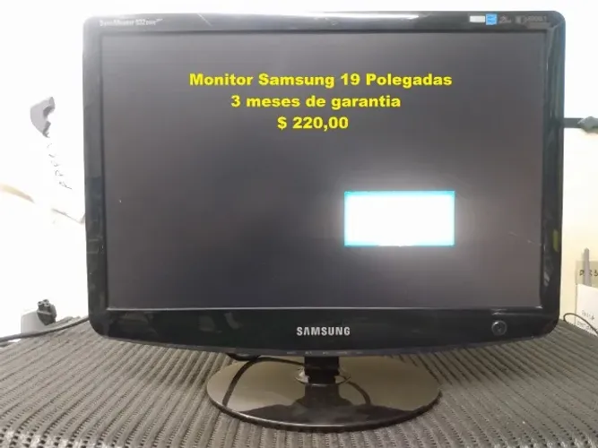 Monitor Samsung 19 Polegadas. Funcionando 100% com Garantia