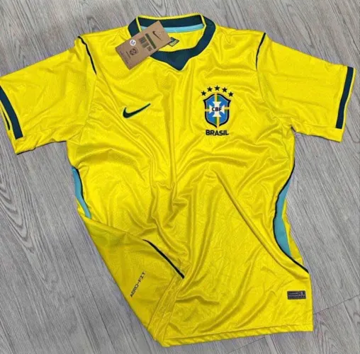 Camisa de futebol estilo seleção brasileira - Primeira linha