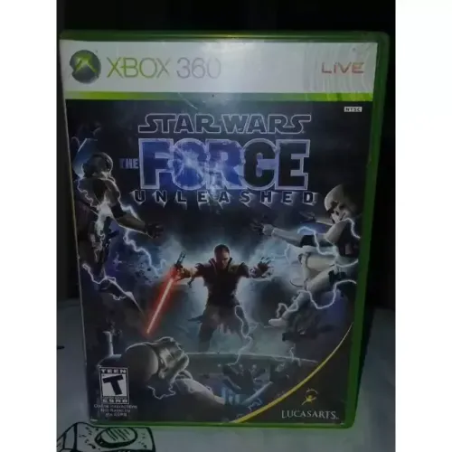 Star Wars The Force Unleashed Xbox 360 Mídia Física Original NTSC CIB (Com Detalhes )