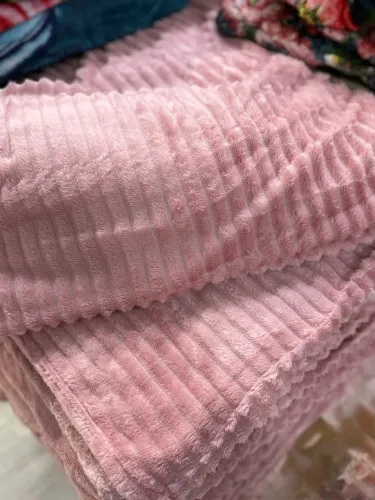Manta Casal Canelada Rosa Corttex