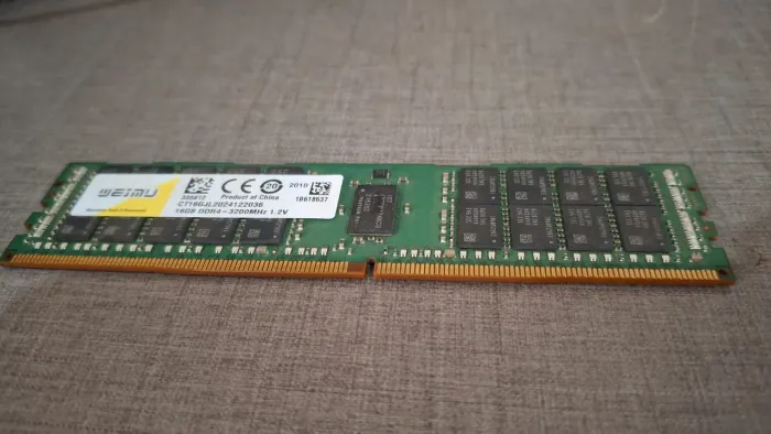 Memória DDR4 32Gb servidor 2x16GB REG ECC 3200Mhz