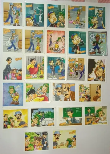 25 figurinhas originais do álbum do Chaves de 2006