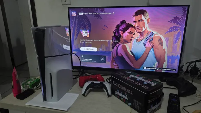 PLAYSTATION 5 SLIM 1TB COM LEITOR DE DISCO