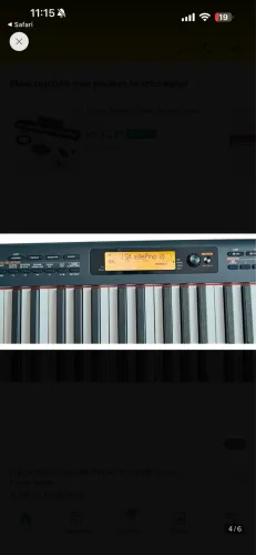 Piano stage casio cdp S 360 troco por acordeon