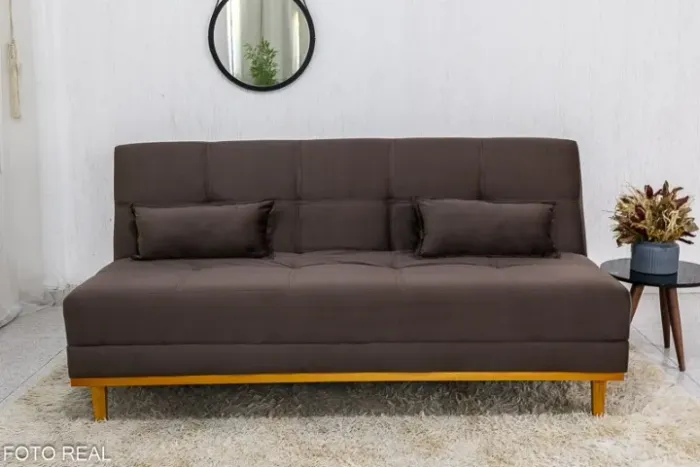 Sofá Cama Aurora Marrom