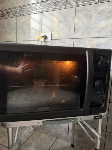 forno eletrico 44l dako com grill dourador